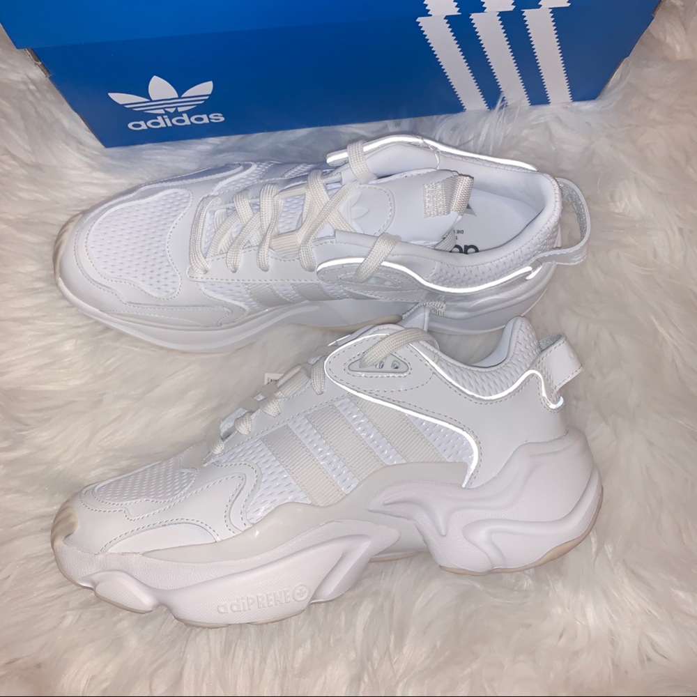 Adidas white shoes